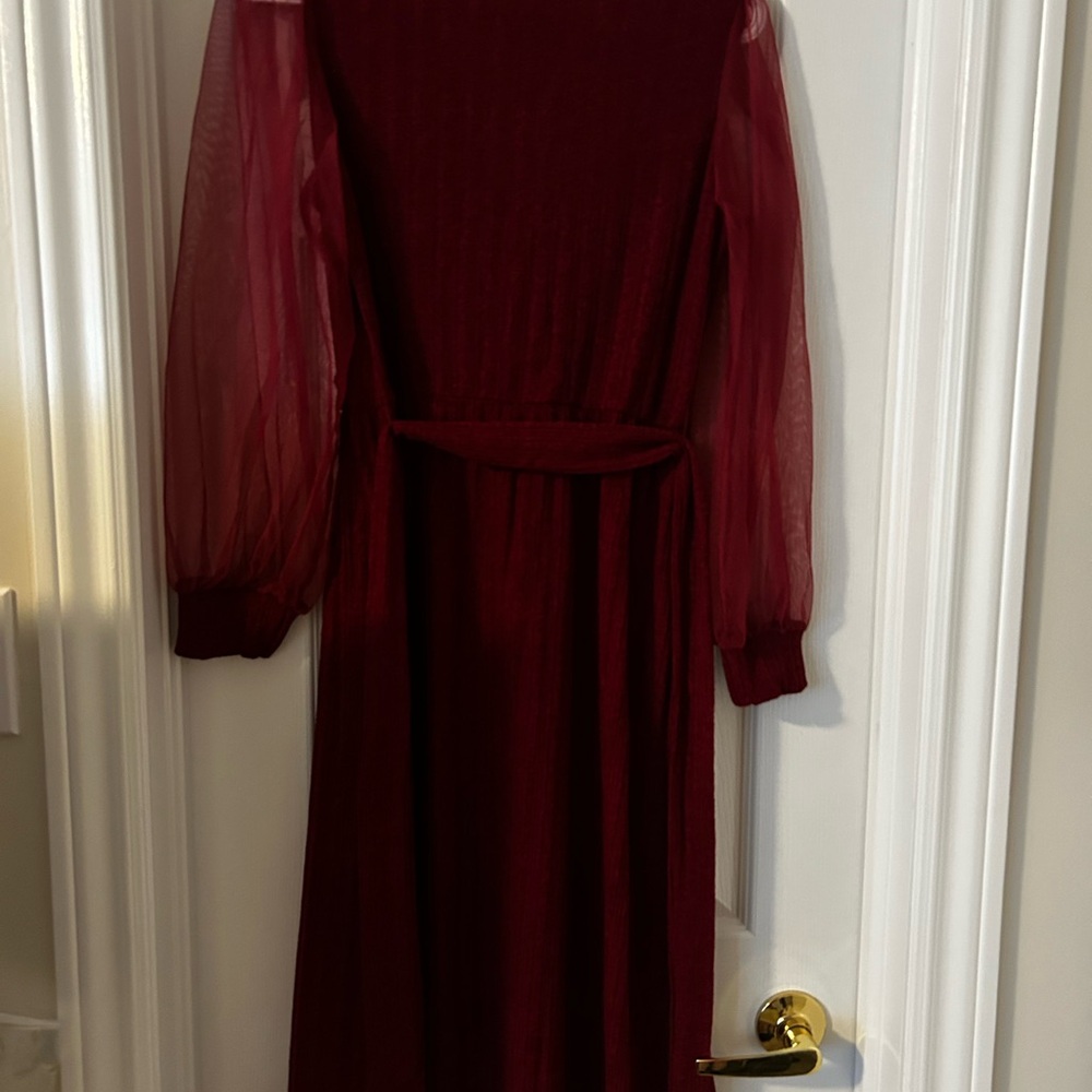 PatPat Deep Red Knit Top - Picture 5 of 5